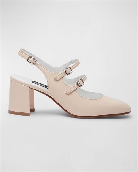 prada mary jane patent|Prada Logo Patent Slingback Pump (Women) .